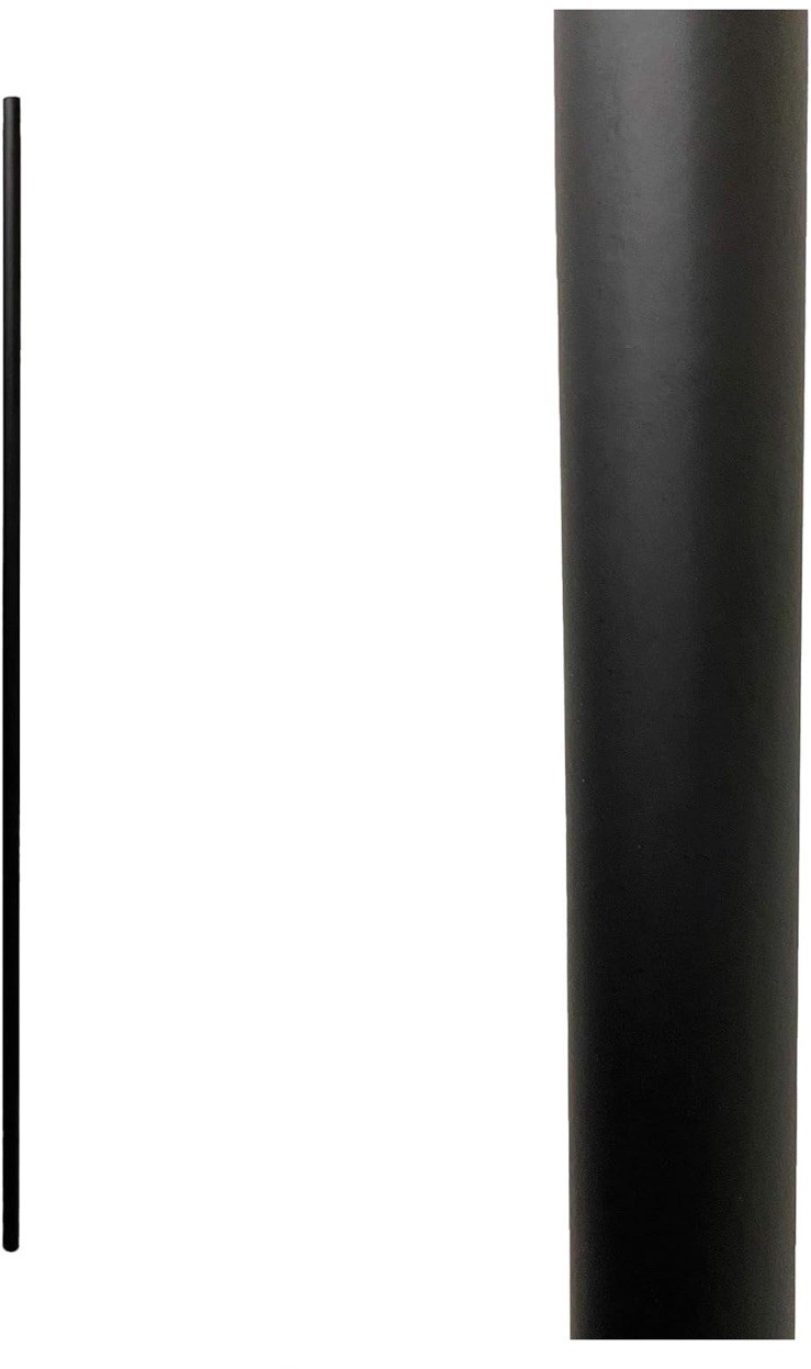Iron Balusters 5/8" Round x 44" Long Classic, Hollow - 20pcs - Satin Black DH-28 gallery