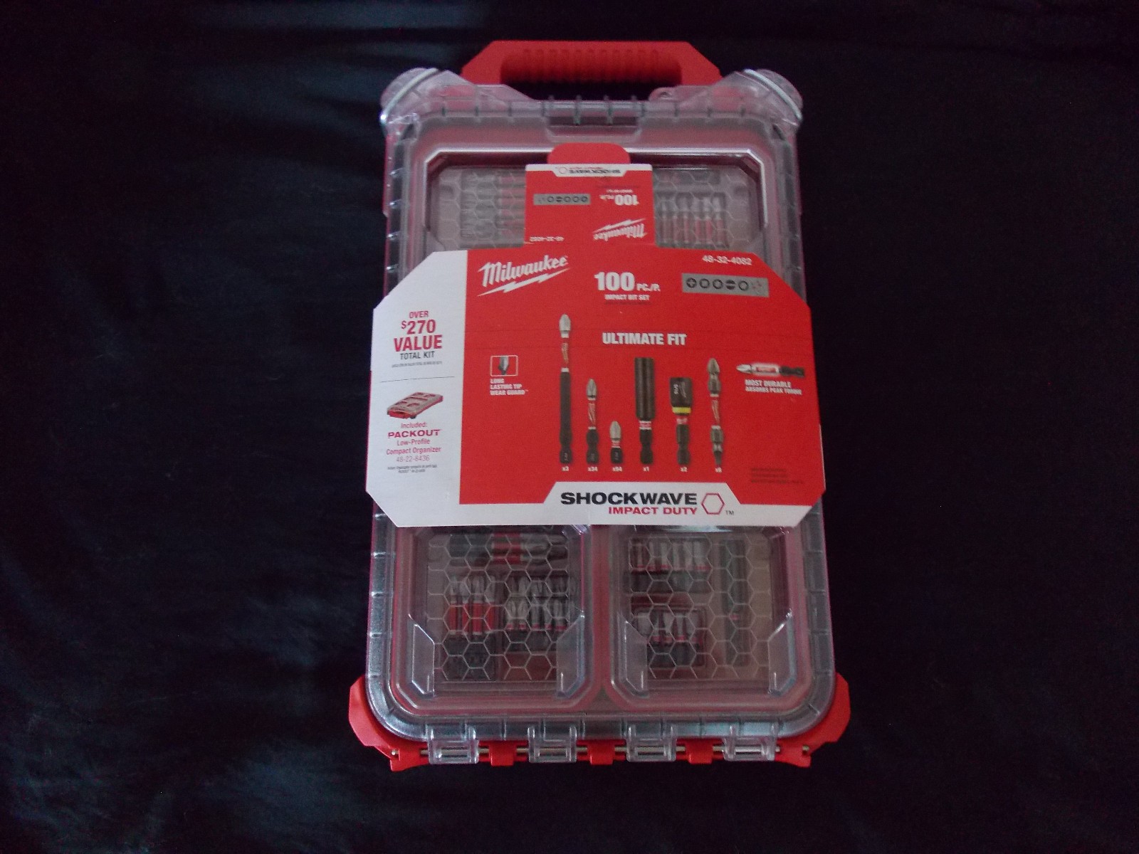 Milwaukee 48-32-4082 100PC Shockwave PACKOUT Kit (NEW) gallery