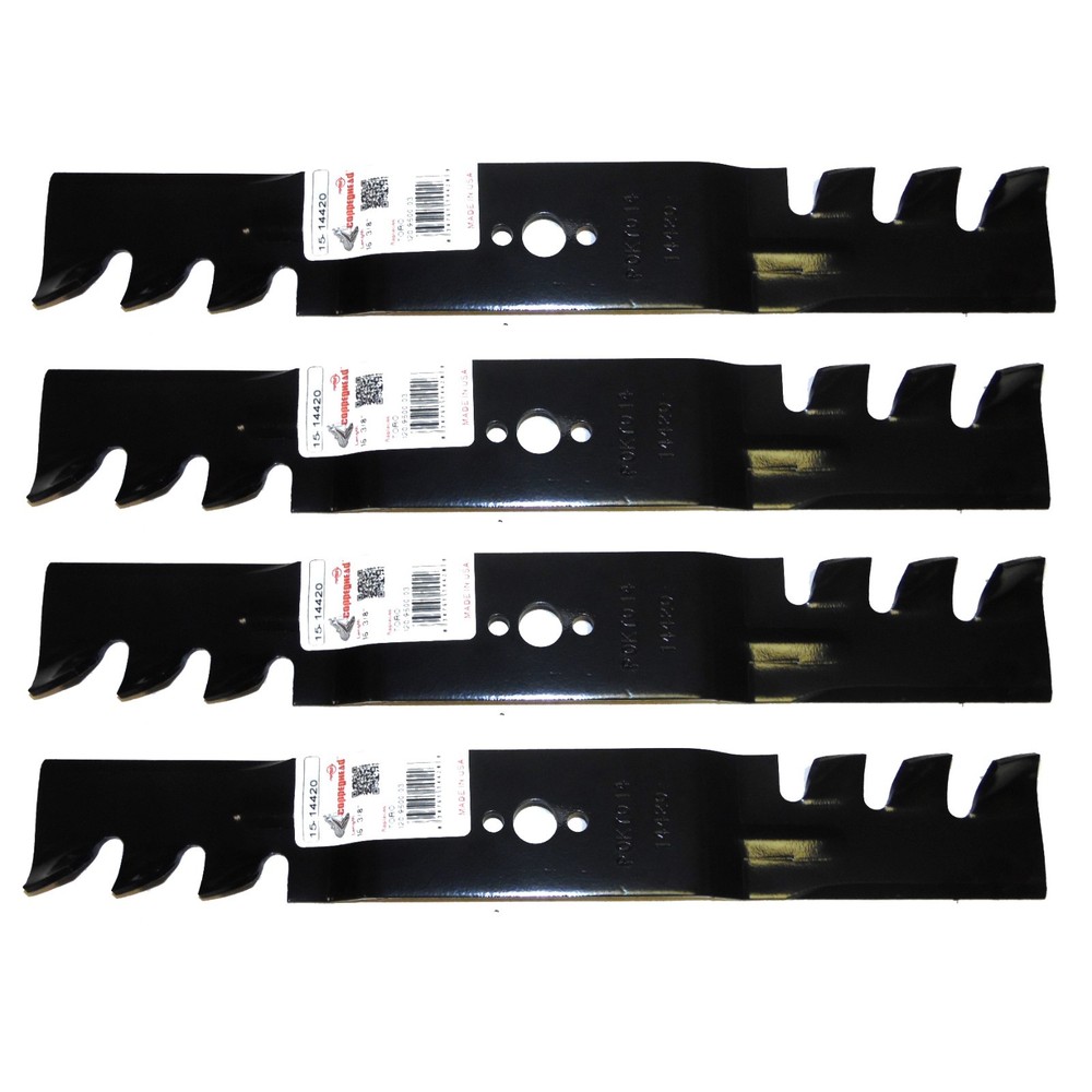 4 Pack 14420 Blades Compatible With Toro 120-9500-03 & Exmark 116-6358-03
