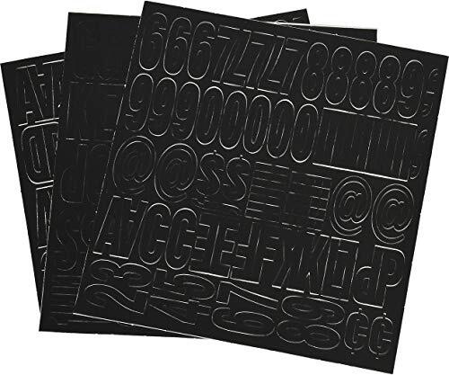 847212 1-Inch Die-Cut Letters/Numbers Kit, Black 1 Count (Pack of 1) gallery