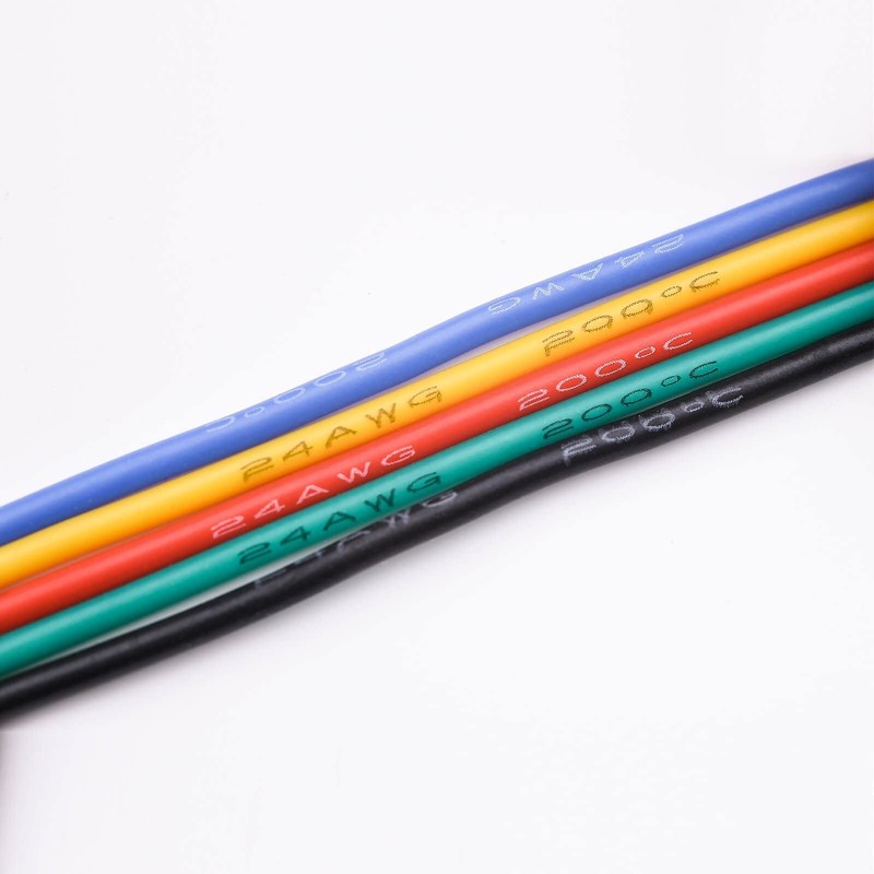 24 Gauge Wire Stranded Electrical Wire 24 AWG Electric Hook Up Wire Kit Flexi... gallery
