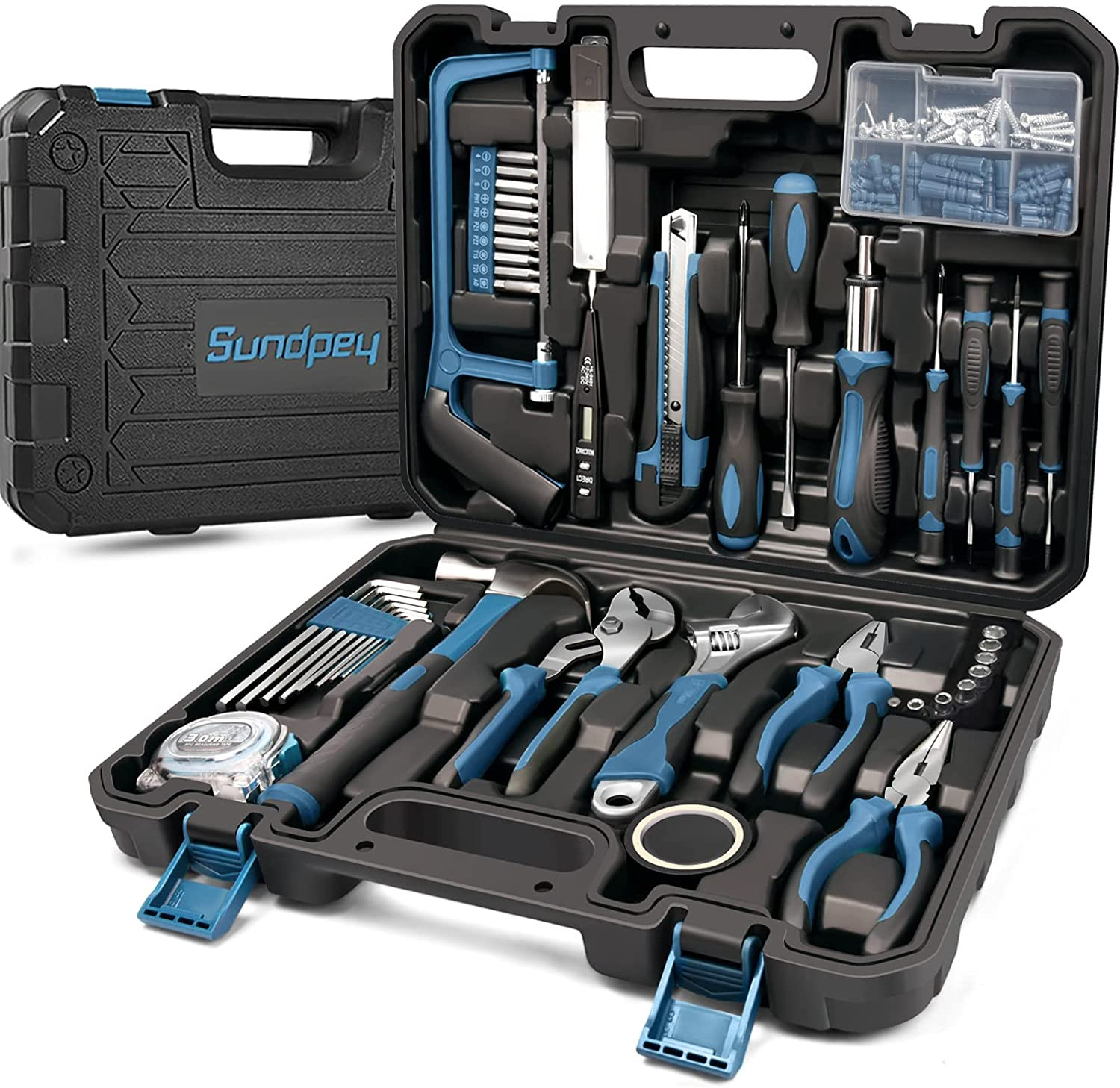Home Tool Kit 148-Pcs - Household Basic Portable Hand Repair Tool Set with Case gallery
