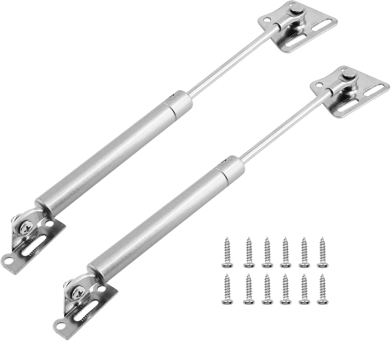 2PCS 200n/45lb Gas Struts for Heavy Lid, 10 Inch Gas Spring Hinge,Soft Close gallery