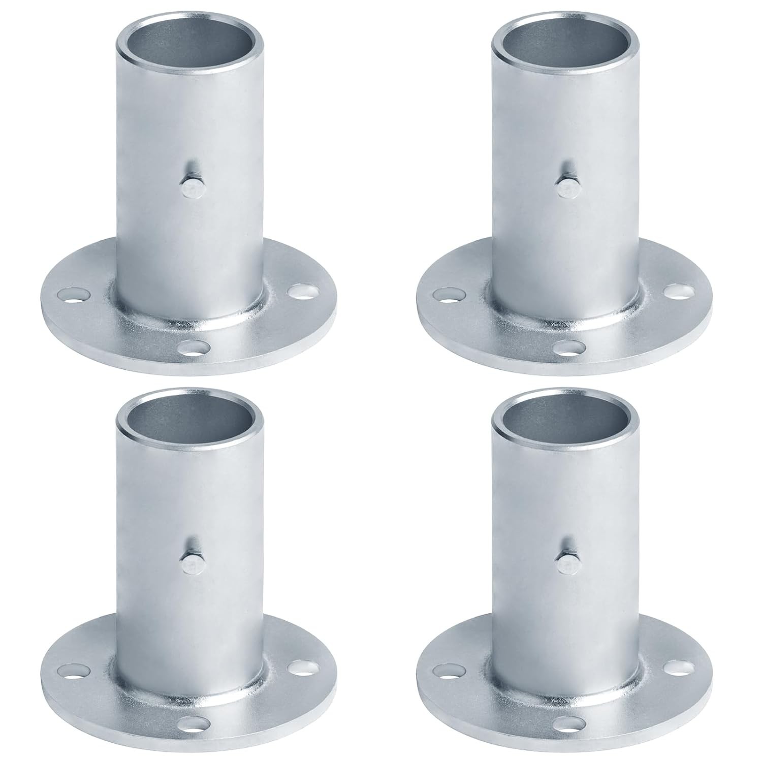 4 Pcs 1-5/8"(Fits 1 5/8" OD) Chain Link Fence Post Floor Flanges,Heavy Duty R... gallery