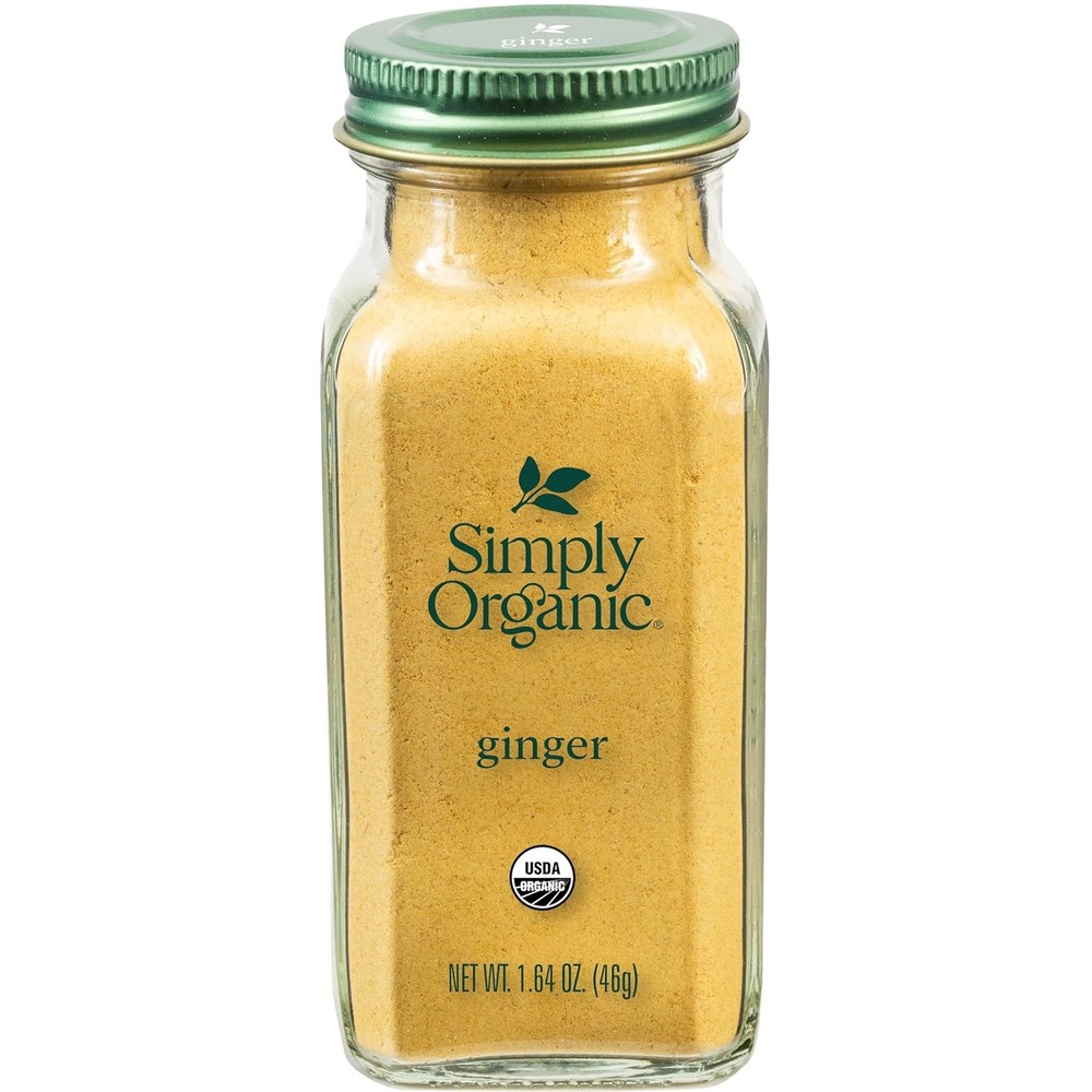 Simply Organic Ground Ginger Root, 1.64 Ounce, Non ETO, oz (Pack of 1)