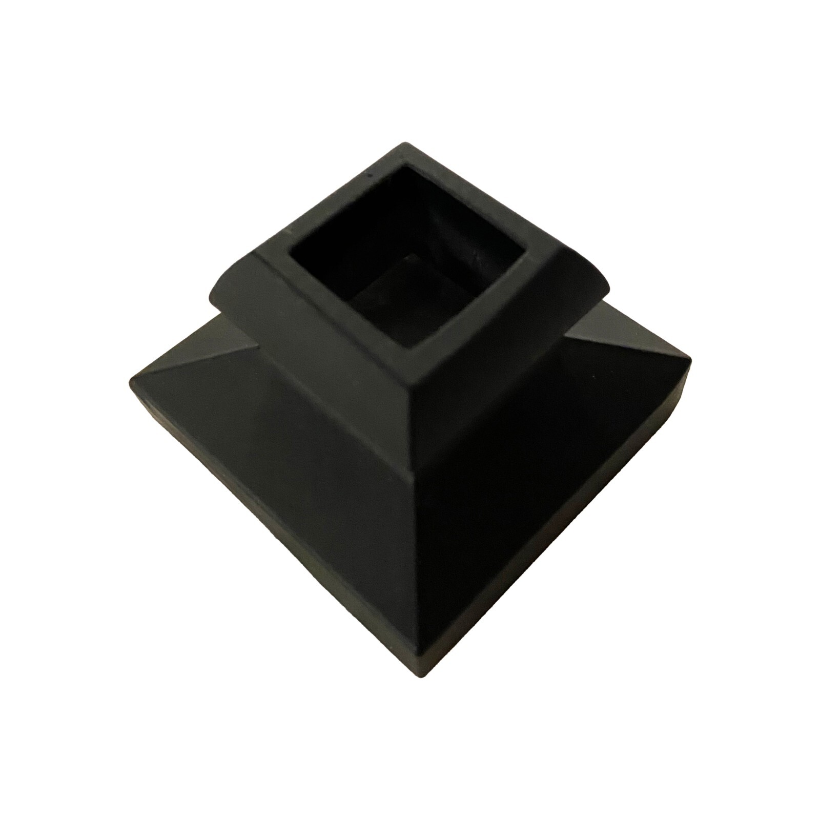 Baluster Flat Slim Shoe for 1/2" Square Iron Balusters - 10Pcs - Satin Black gallery
