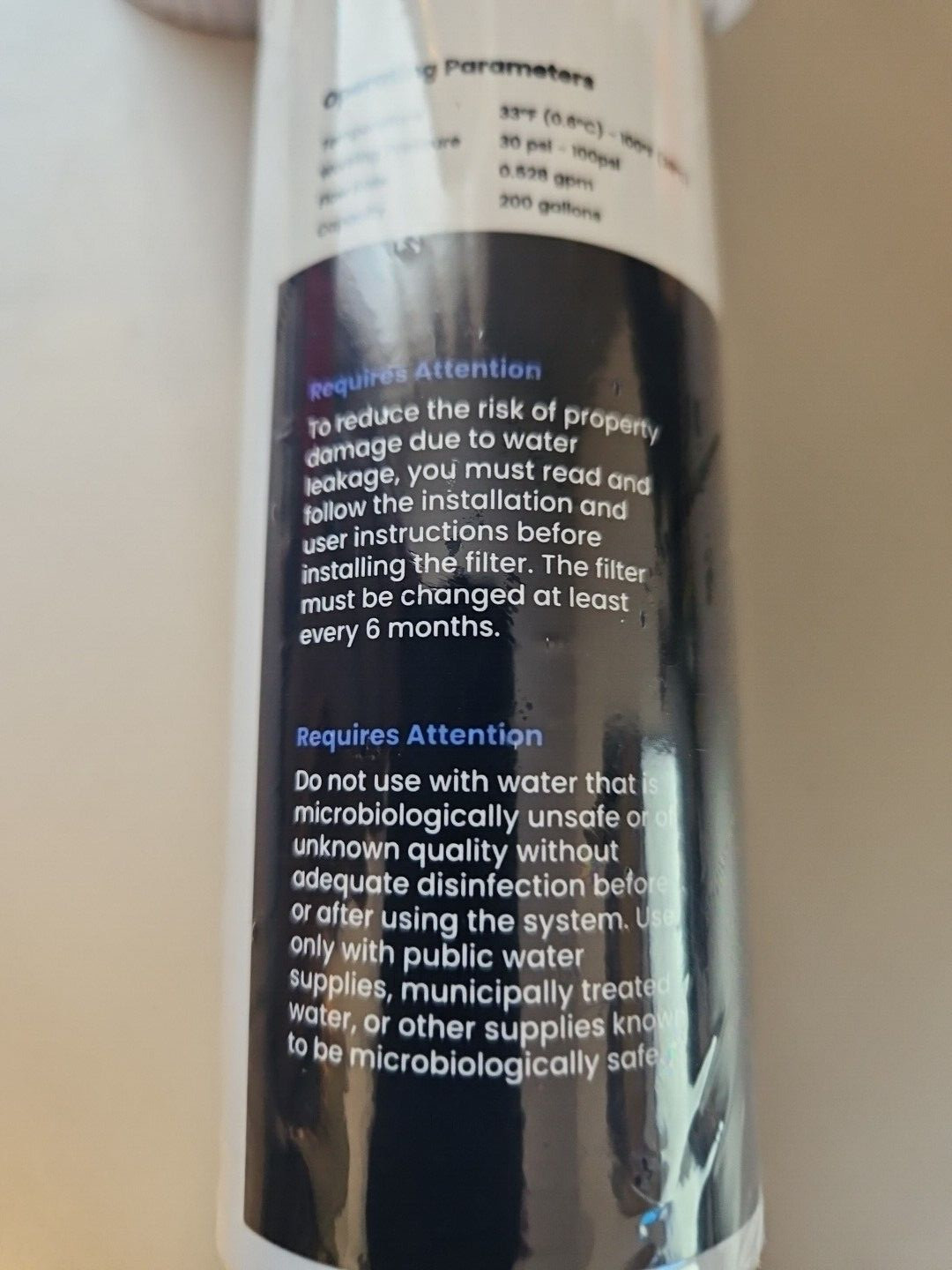 GLACIER FRESH GF-XWF Refrigerator Water Filter Replacement for GE XWF New gallery