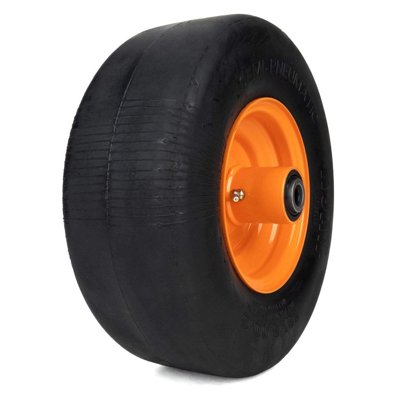 NoAir® (2) Scag Flat Free Wheel Assemblies 13x5.00-6 Replaces 482503 9277 gallery