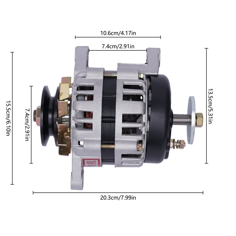 2000W Permanent Magnet Synchronous Generator DC Low Rpm Alternator Charging gallery
