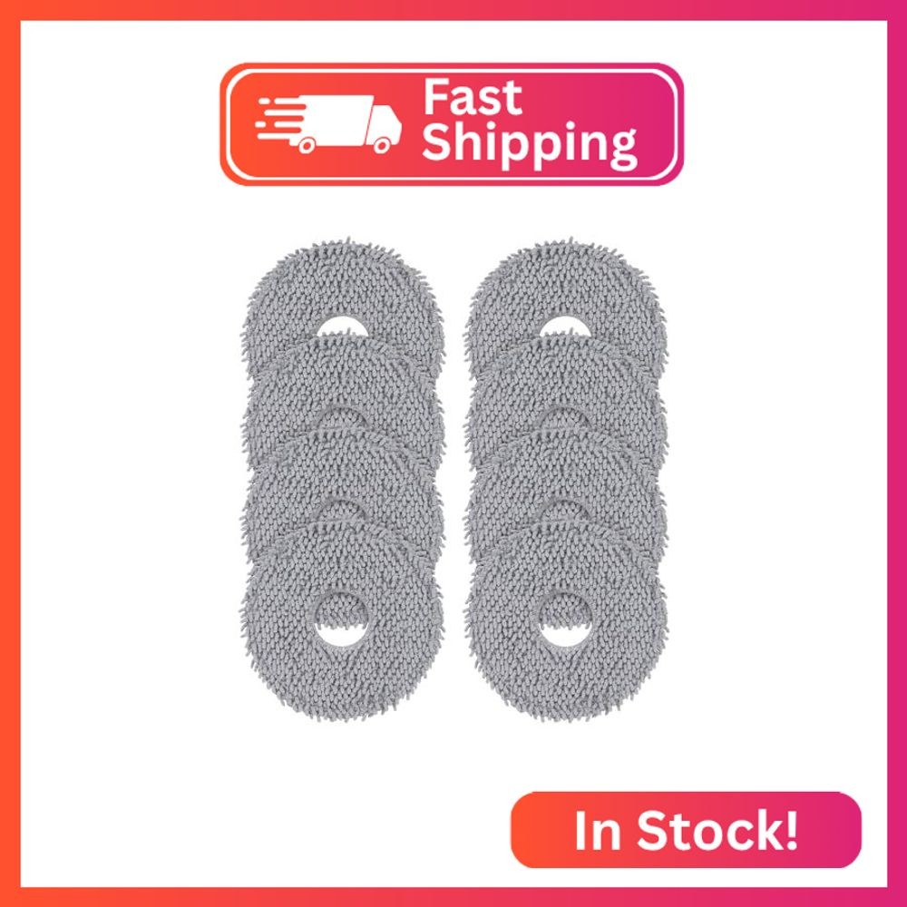 VIEWALL 8 Pack Mop Cloths for Roborock Qrevo QV 35A/35S/S5V/Q Revo S/Pro/Master/ gallery