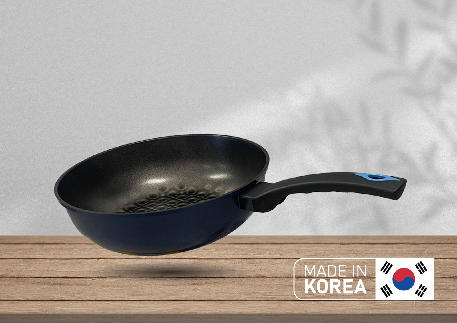 MADE IN KOREA-3D Diamond Coating Nonstick Wok Frying Pan 12" Dia. x 3-5/8" Depth gallery