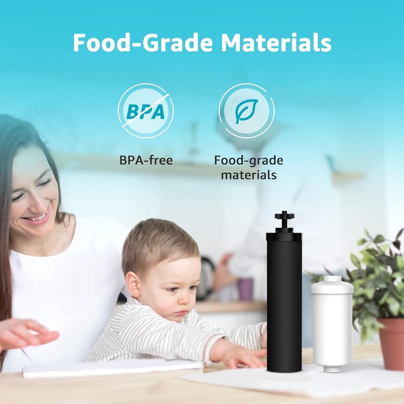AQUACREST black purification elements and fluoride replacement filter gallery