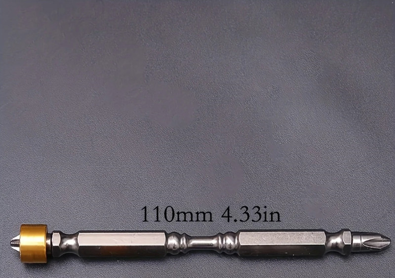 10pcs PH2 Magnetic Screwdriver Bits – 110mm (4.33in) Hex Shank for Power Drills gallery