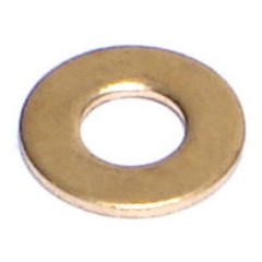 #8 x 11/64″ x 3/8″ Brass S Pattern Flat Washers