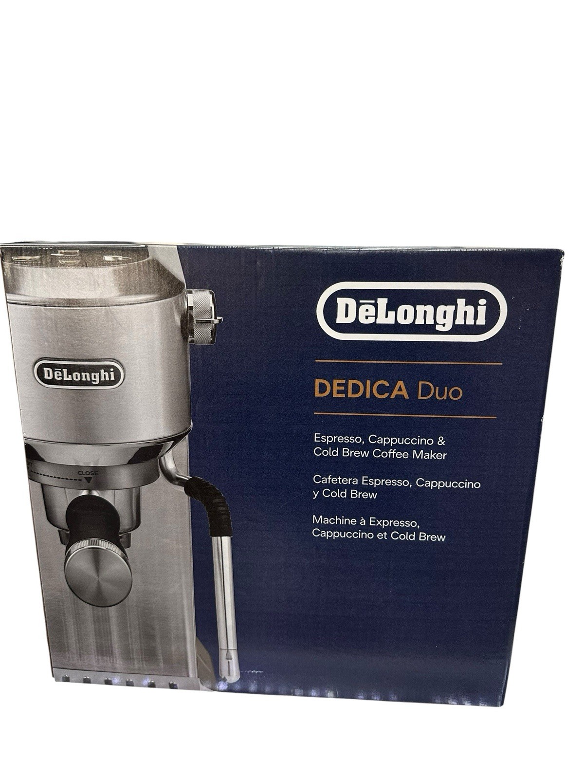 DeLonghi EC890m - Dedica Duo Compact Espresso Machine - Cold Brew Coffee Maker gallery