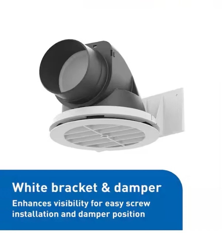Panasonic EZ Soffit Vent Termination System for Ventilation Exhaust Fans gallery