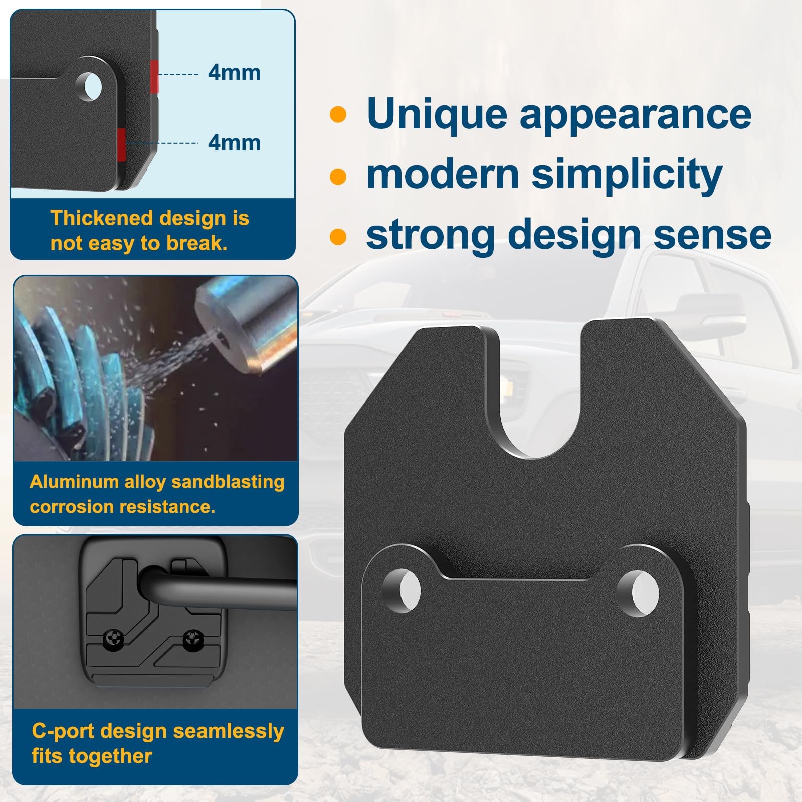Dodge RAM 1500 Sun Visor Repair Kit 2019-2023 1 Pack Black Clip gallery