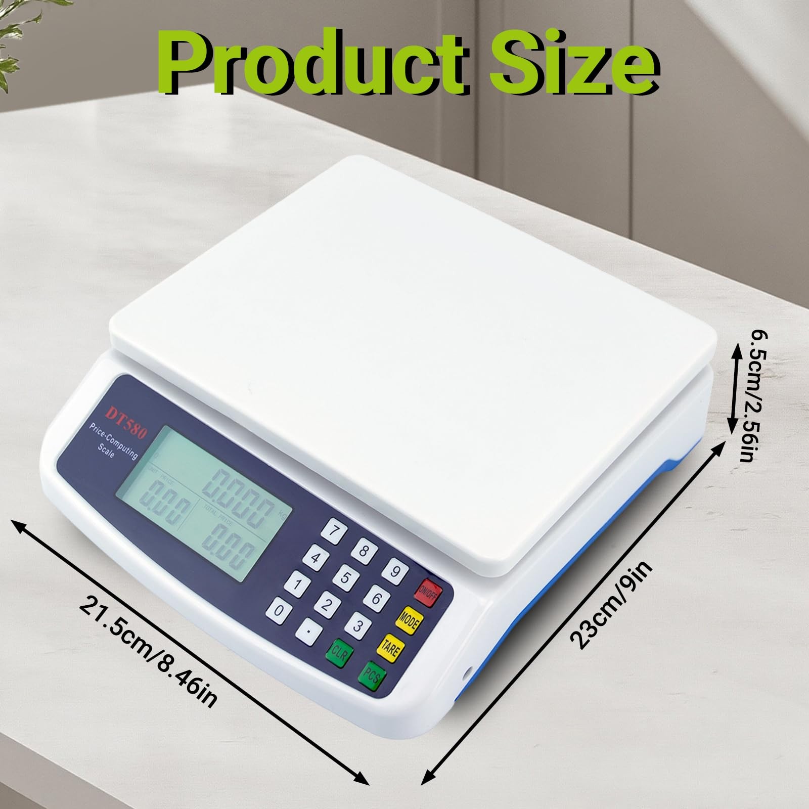 Large Digital Kitchen Commercial Food Scale 66 LBS Price Computing LCD Display gallery