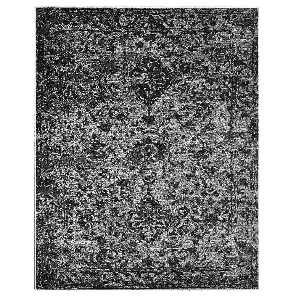 Machine Woven Heat Set Polypropylene Area Rug Contemporary Silver BBH Homes M000 gallery
