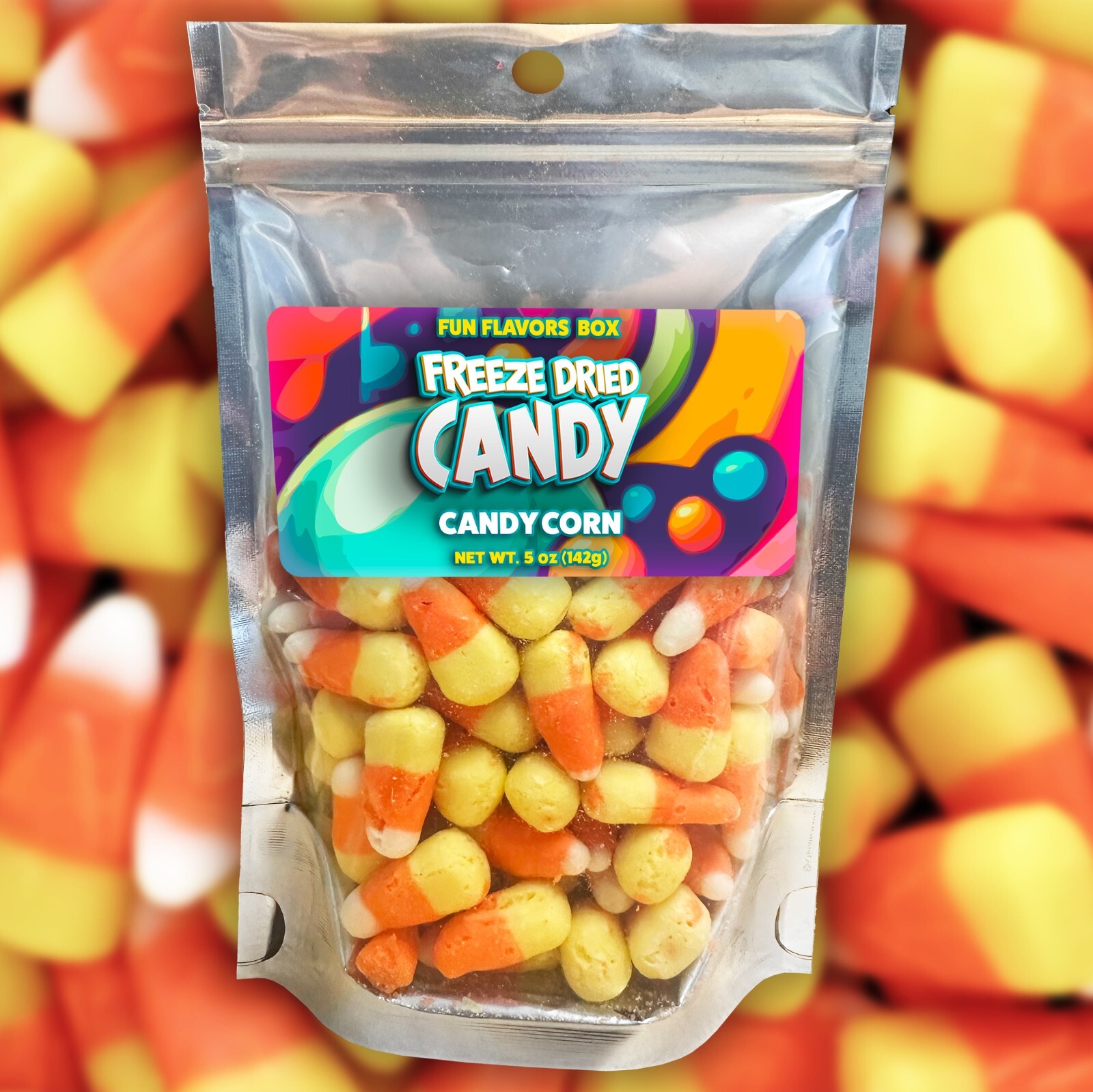 Freeze Dried Candy Corn Halloween Crunchy Treats, 5 oz gallery