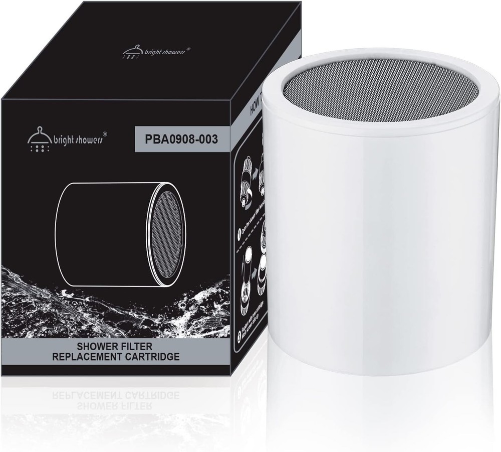 New BRIGHT SHOWERS Shower Filter Replacement PBA0908-003