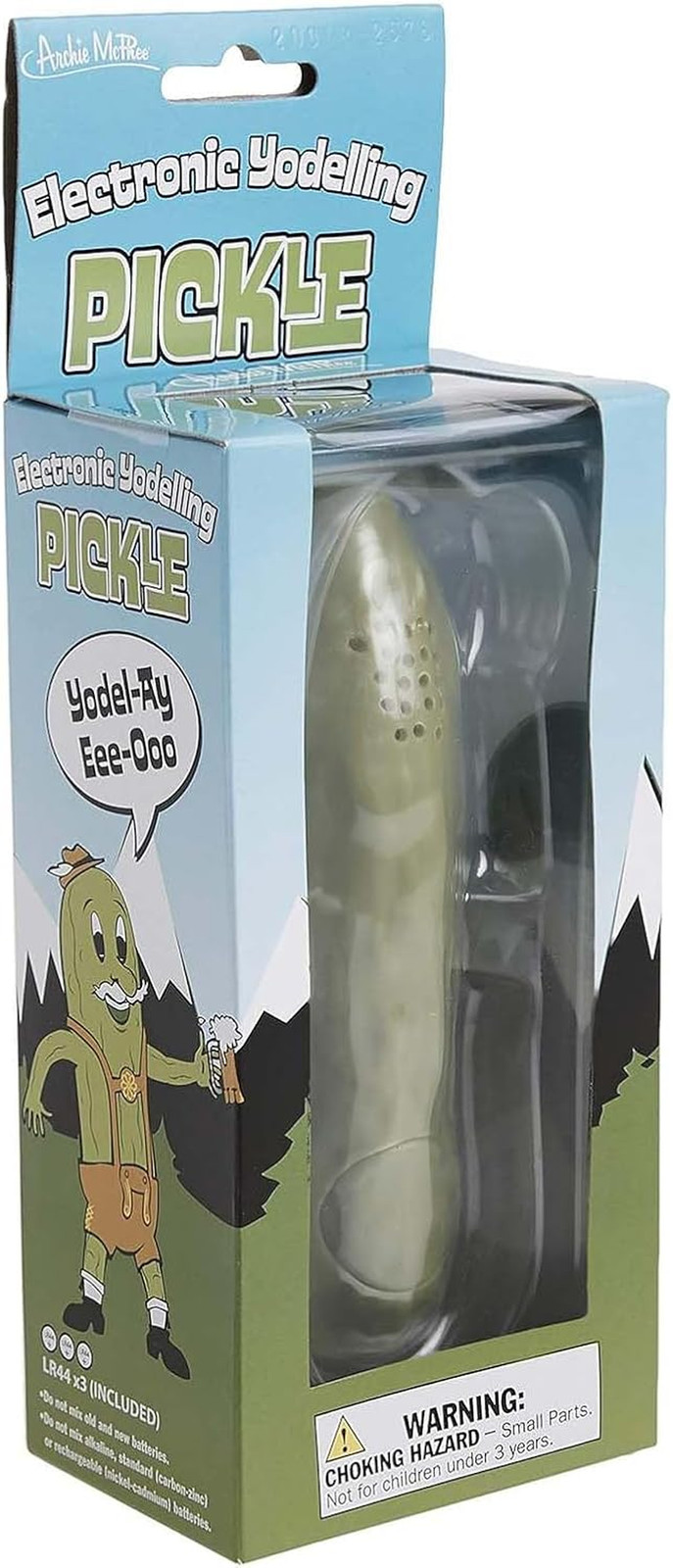 Archie Mcphee Yodeling Pickle: a Musical Toy, Fun for All Ages, Great Gift, Hour gallery