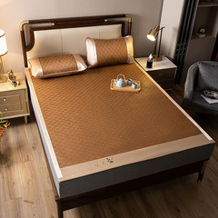 Bamboo Summer Sleeping Mat – Double-Sided, Foldable Cooling Mattress Pad 120cm