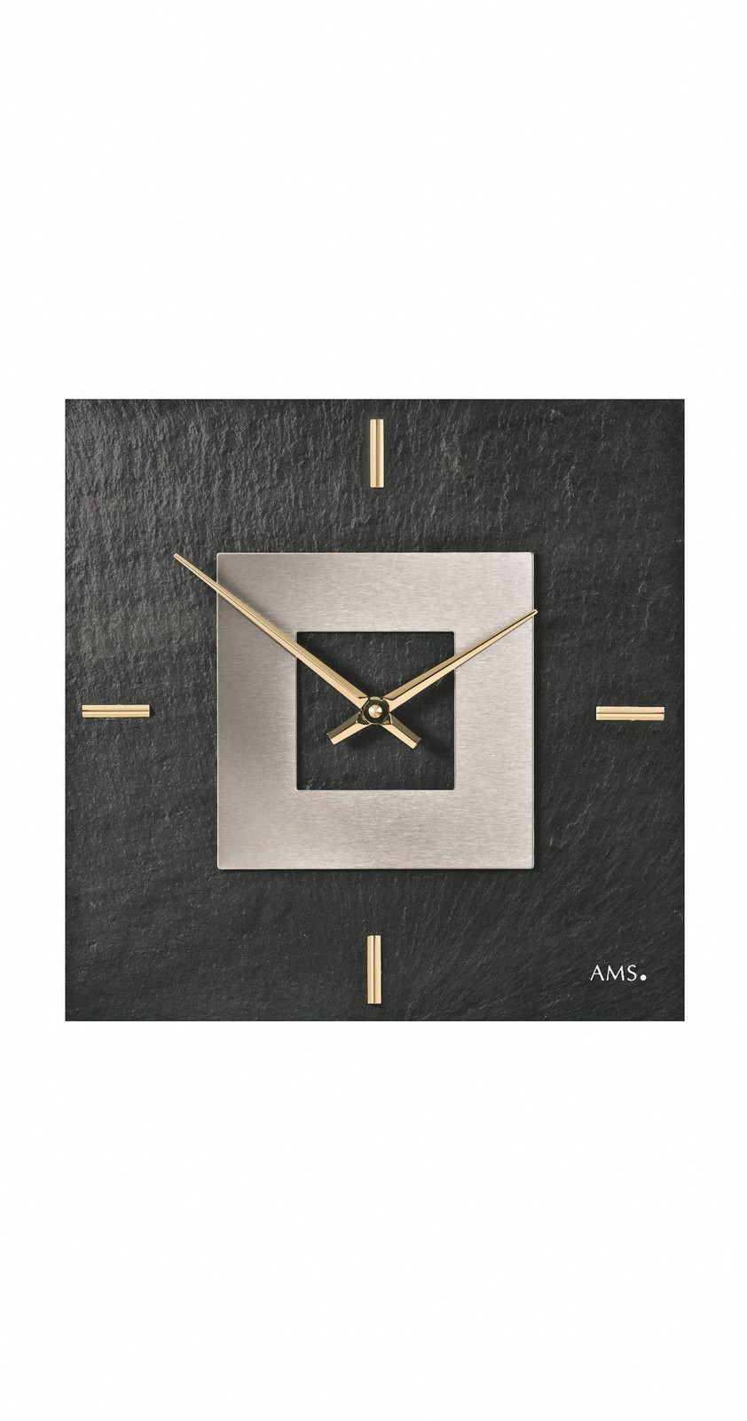 Modern Wall Clock with Quartz Movement by AMS gallery