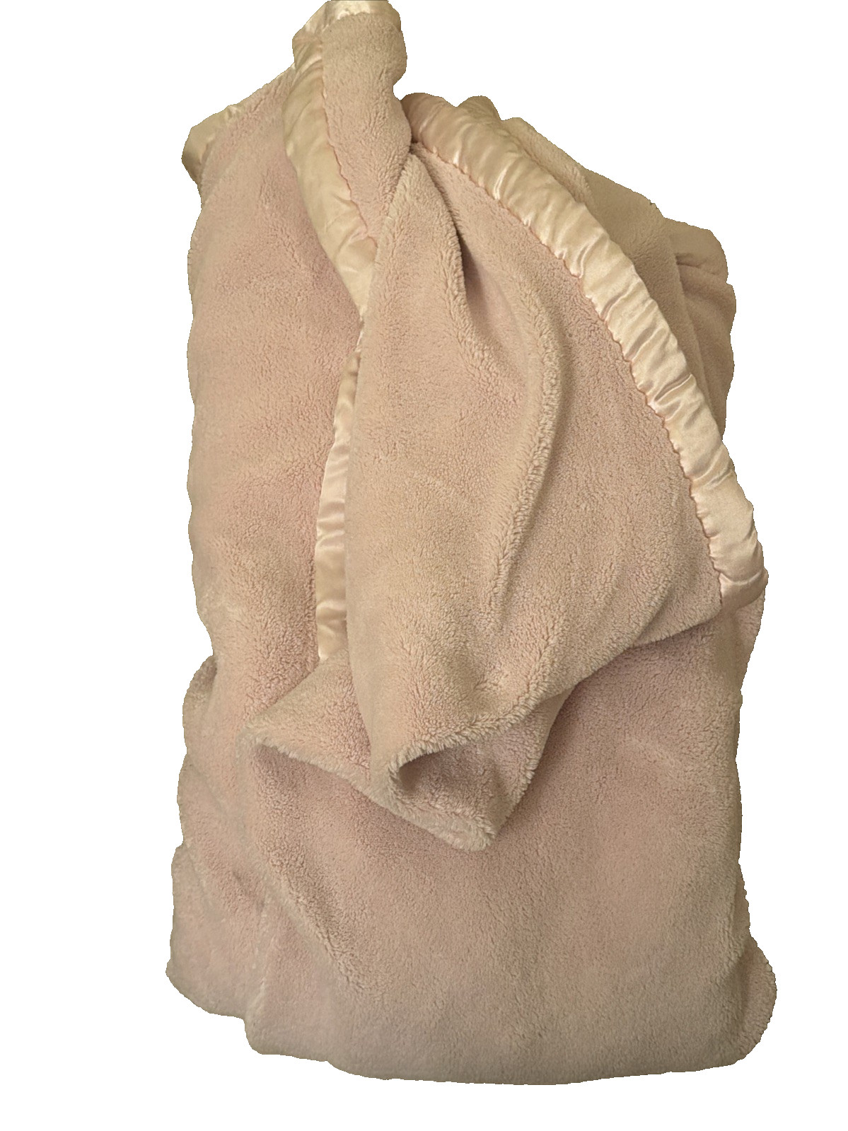 Simply Shabby Chic Light Pink 2 Ply Plush Blanket Twin Size 66x88 gallery