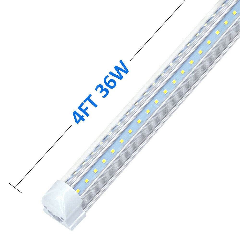 4FT 5FT 6FT 8FT T8 LED Tube Light Bulbs 6500K LED Shop Light Fixture 25 Pack gallery
