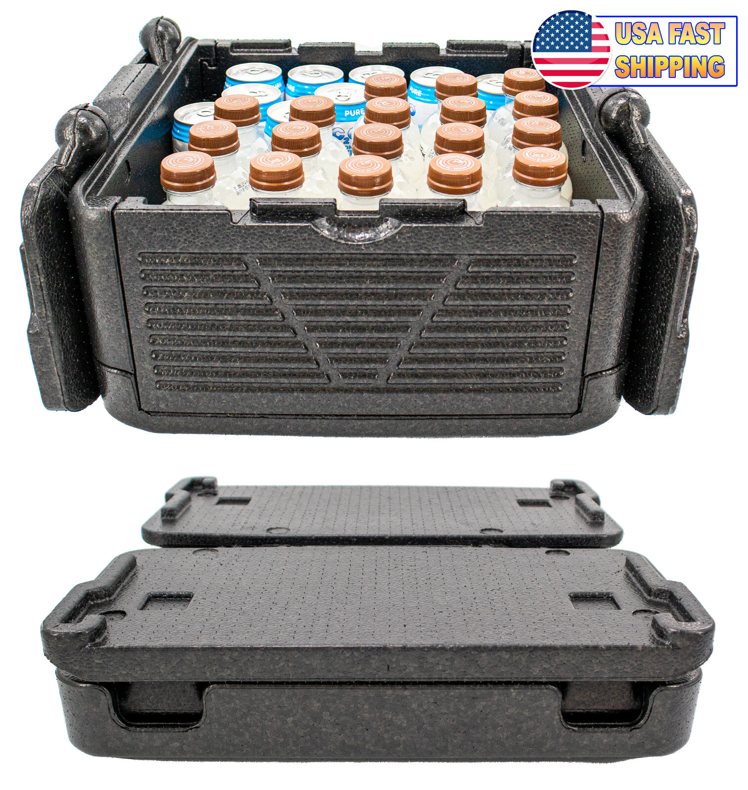 Cooling Chilling Collapsible Cooler Chest Box Insulated Foldable Portable Large gallery
