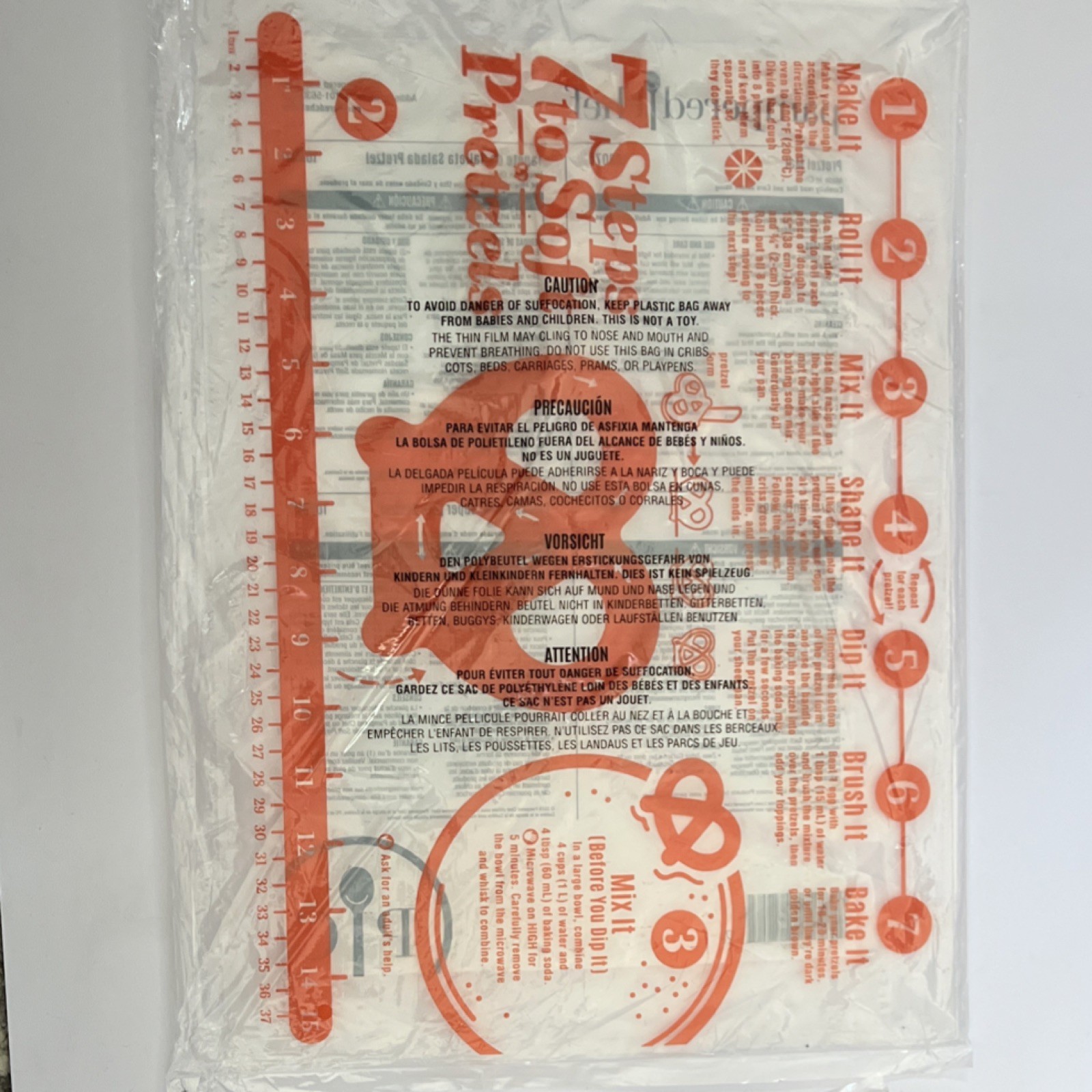 Pampered Chef Pretzel Mat And Pretzel Form gallery