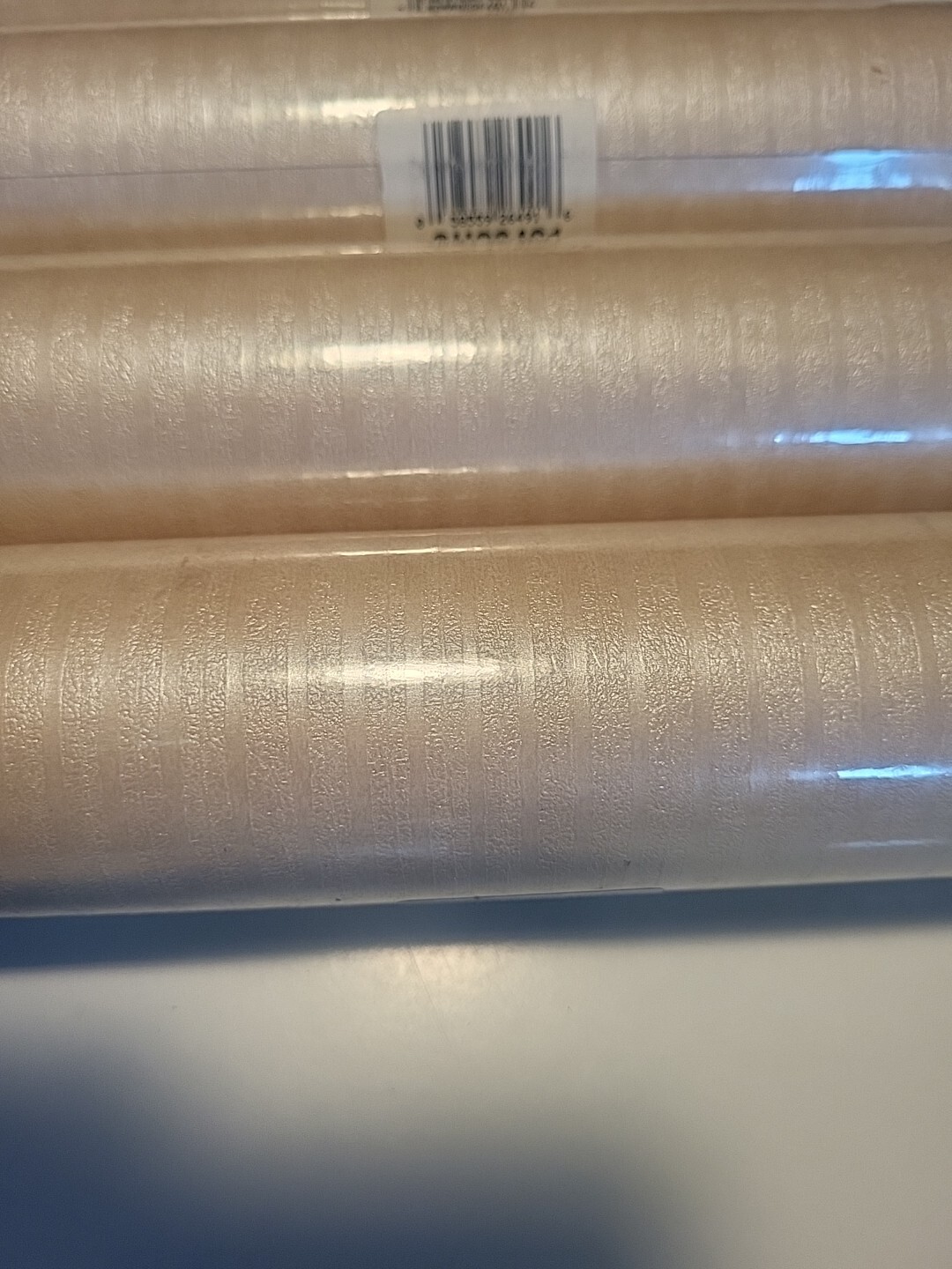 Norwall Wallpaper Roll 5 Count Retro Pattern Vinyl SEALED Creamy Pearl NICE gallery