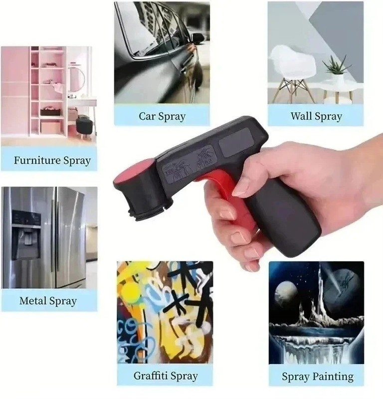 Instant Aerosol Trigger Handle Can-Gun – 2 Pack | Converts Spray Cans into Spray gallery