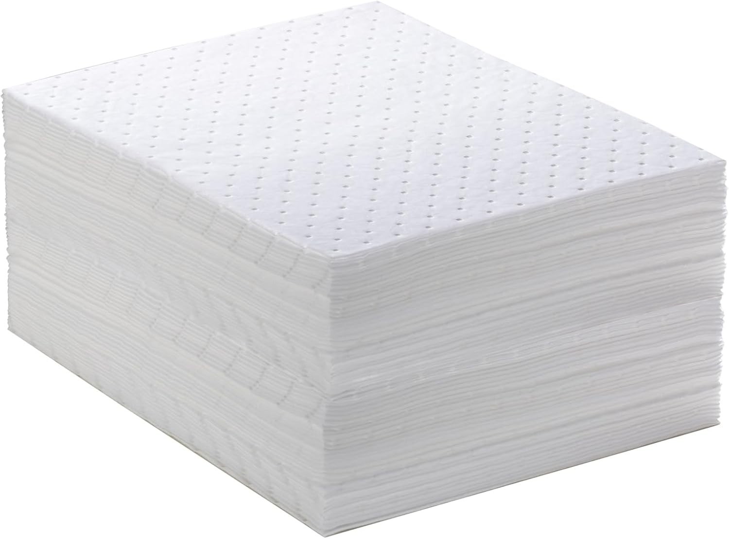 Spill Absorbent Pads 15" x 20" Heavyweight Oil Absorbing Mats,White Absorbing... gallery