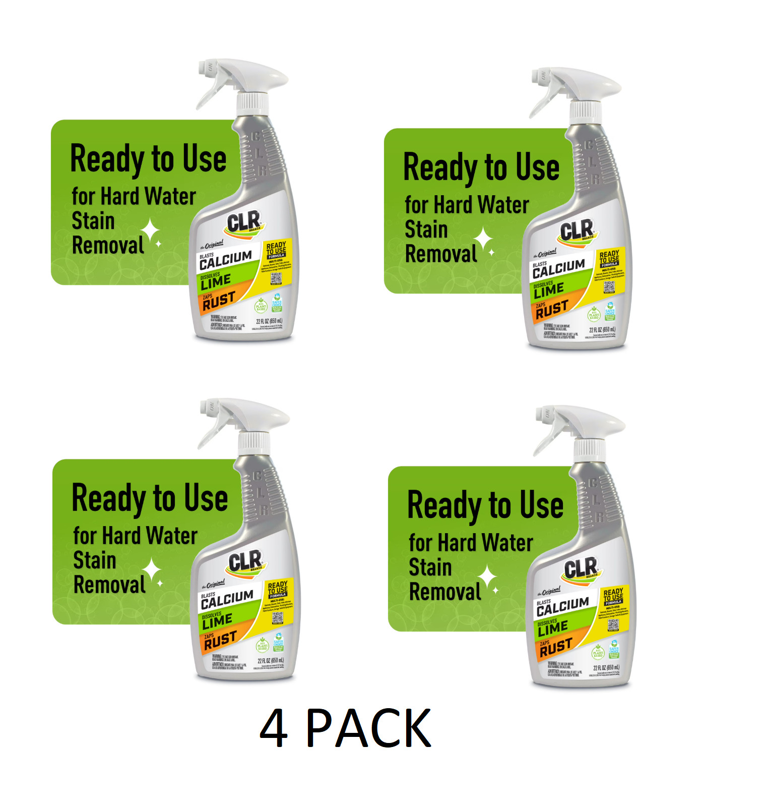 2 PACK CLR Calcium Lime and Rust Remover EPA Safer Choice 22 oz Spray gallery