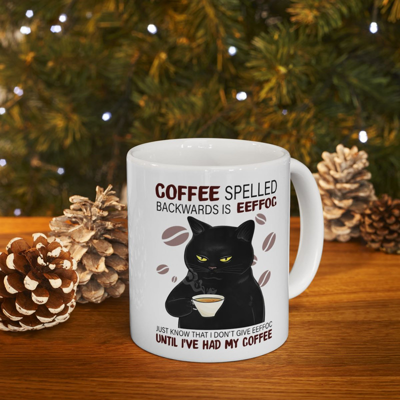EEFFOC Is Coffee Spelled Backwards - Funny Coffee Cup Ceramic - 11oz or 15oz Mug gallery