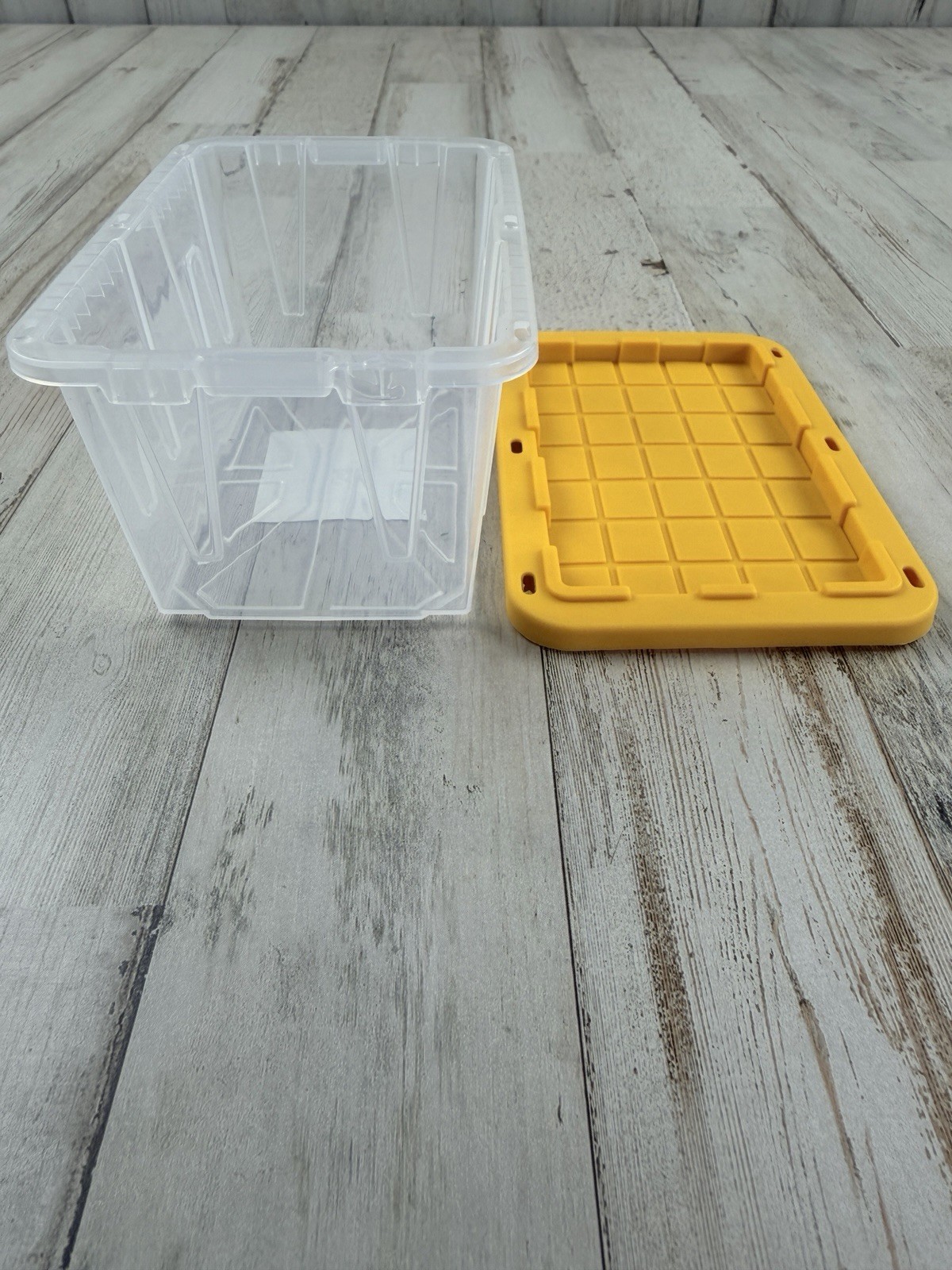 Lowe's Teeny Tiny Tote ~ Clear Mini Commander Storage Container With Lid ~ NEW gallery