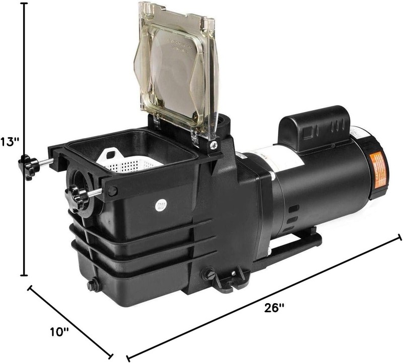 Quiet 1HP Variable Speed Pool Pump - Stainless Steel & ABS For Long-Lasting Use gallery