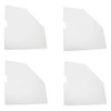 Mirredge 42504 Corner Plates, 3 In L, 3 In W, 1/8 In H, White Acrylic gallery