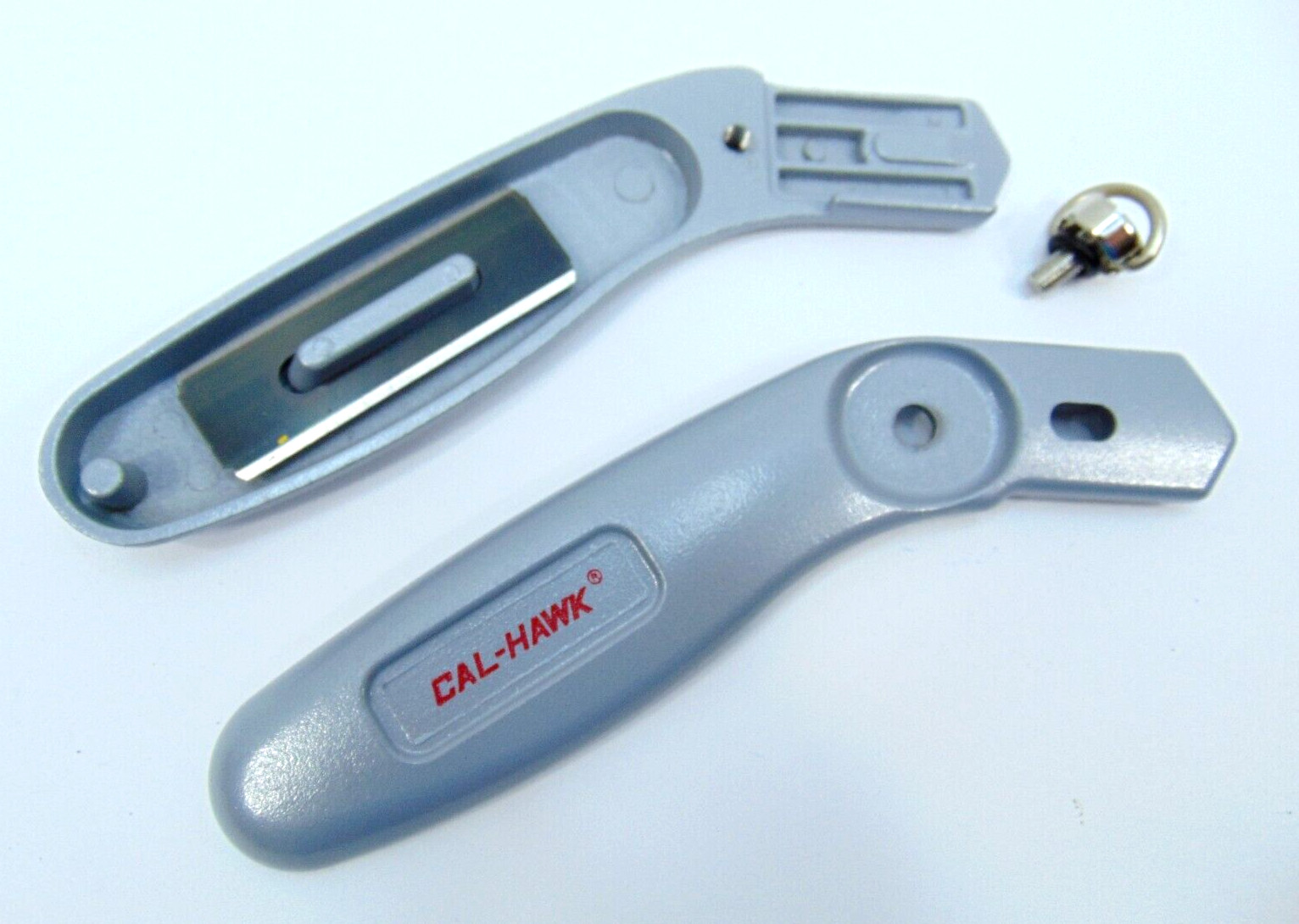 CAL-HAWK Non-Slip Coated Aluminum Utility Carpet Knife with Extra Blade Storage gallery