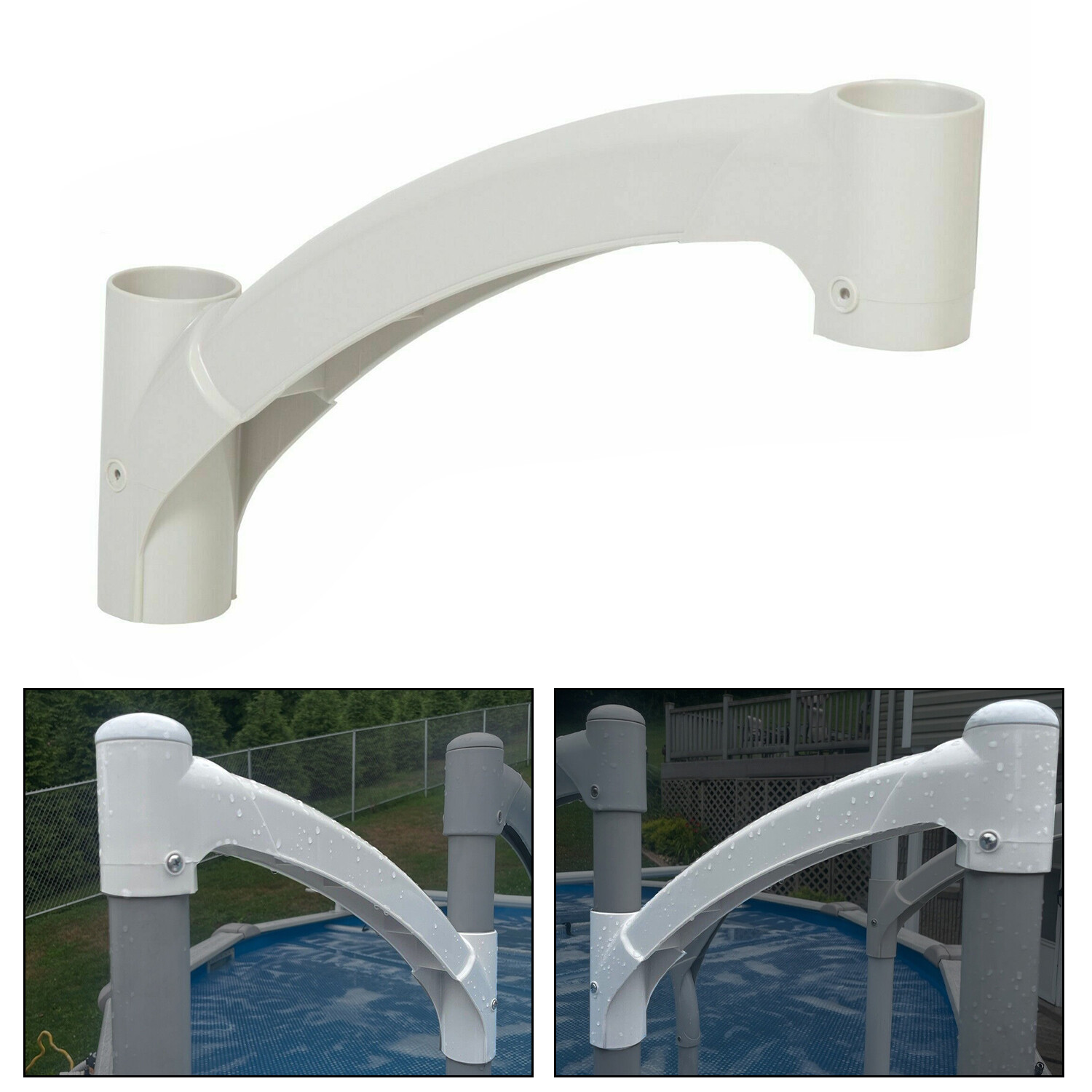 Short Handrail For Above Ground BiltMor Swimming Pool Step Replace 160-0010PG gallery