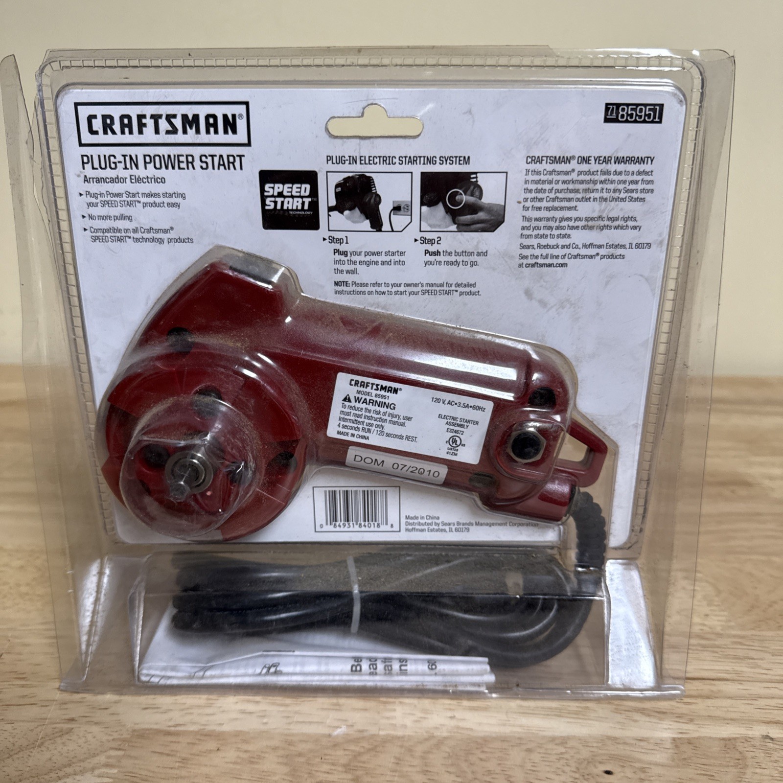 Craftsman Plug-In Power Start Speed Start - 71-85951 gallery