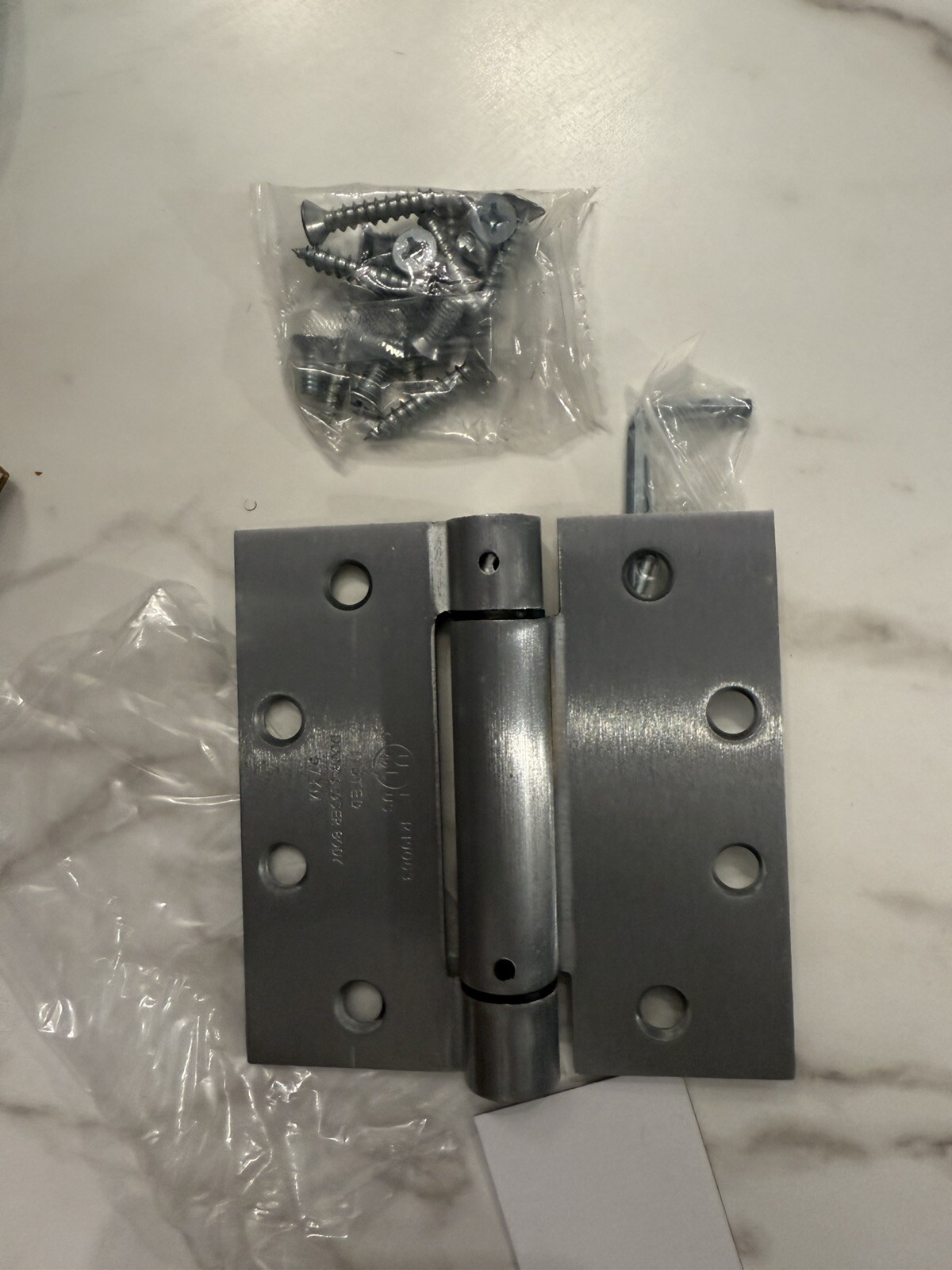 Spring Hinge Cps4545-26d 4.5in. x 4.5in. Brushed Chrome 1pc (HINGE ONLY) gallery