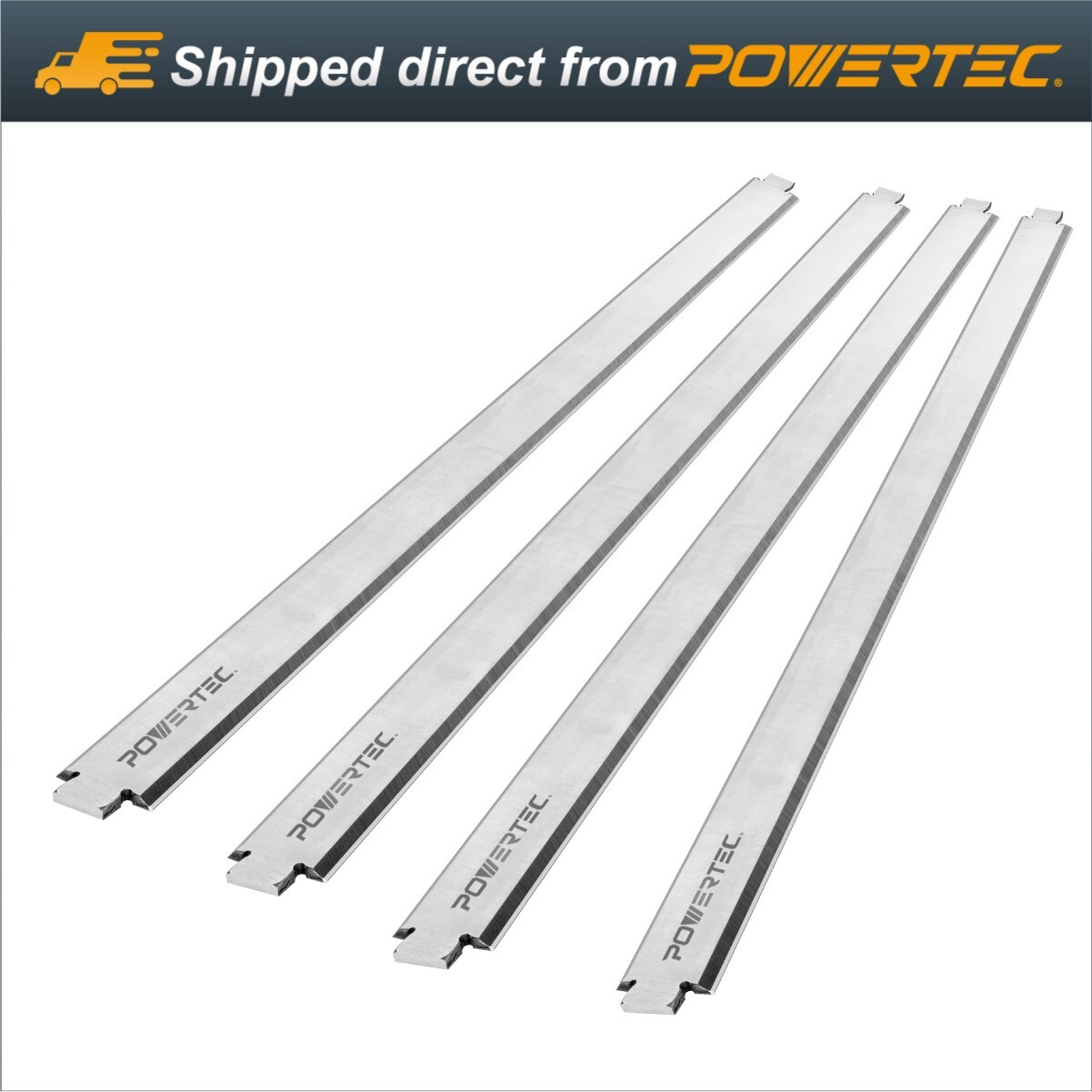 POWERTEC 13 Inch Planer Blades for Ridgid TP13001, TP13002, AC8630 Knives, 2PK gallery