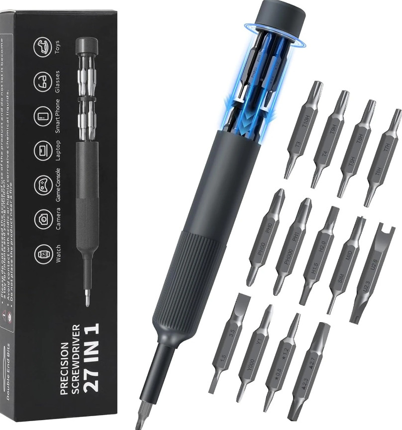 27in1 Precision Screwdriver Set Magnetic Bits Pen Repair Tool Kit Pro - NEW gallery