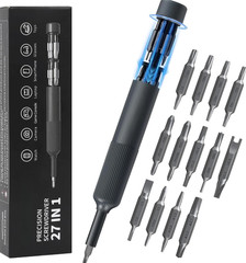 27in1 Precision Screwdriver Set Magnetic Bits Pen Repair Tool Kit Pro – NEW