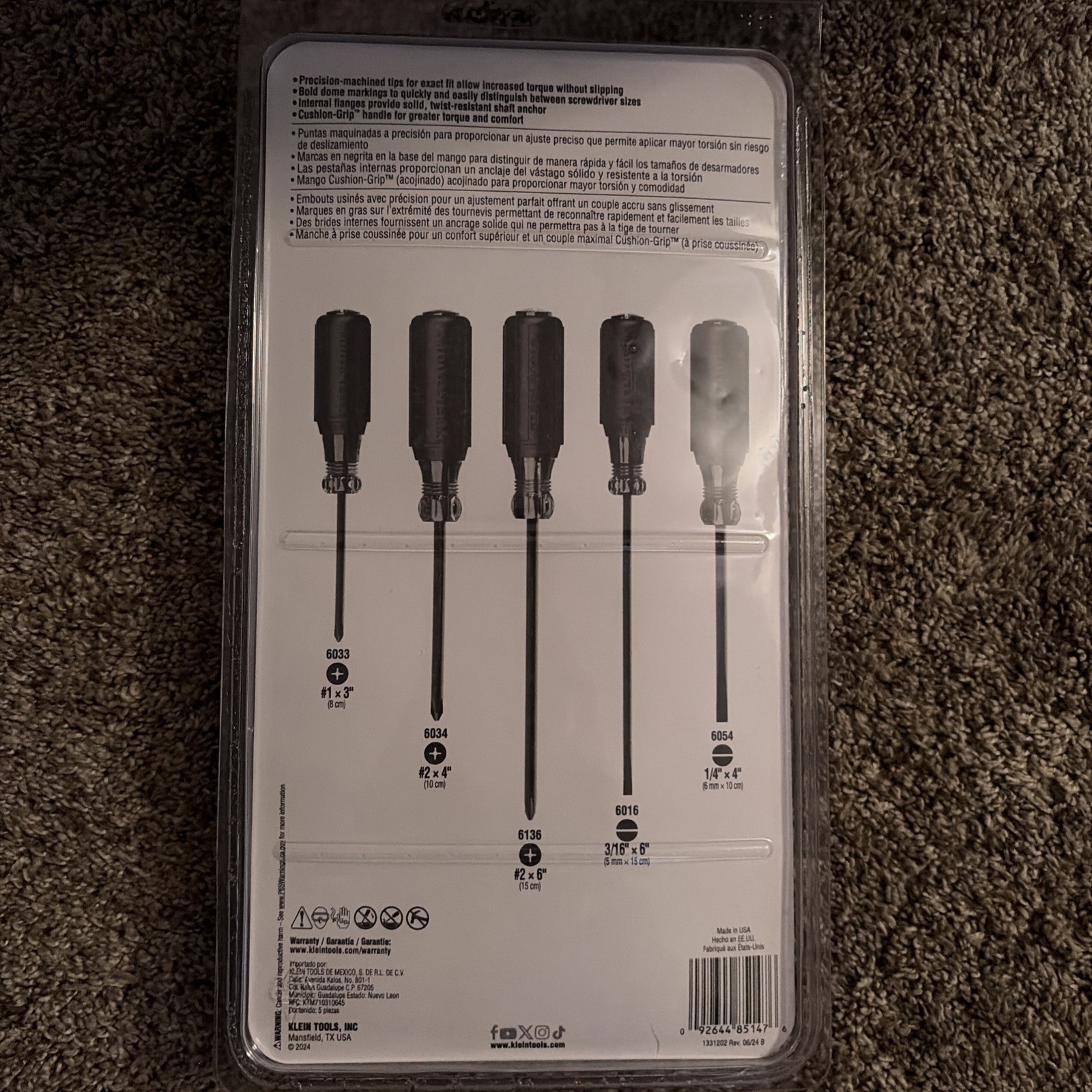 Klein Tools 5-Piece Blackout Screwdriver Set Limited Edition gallery