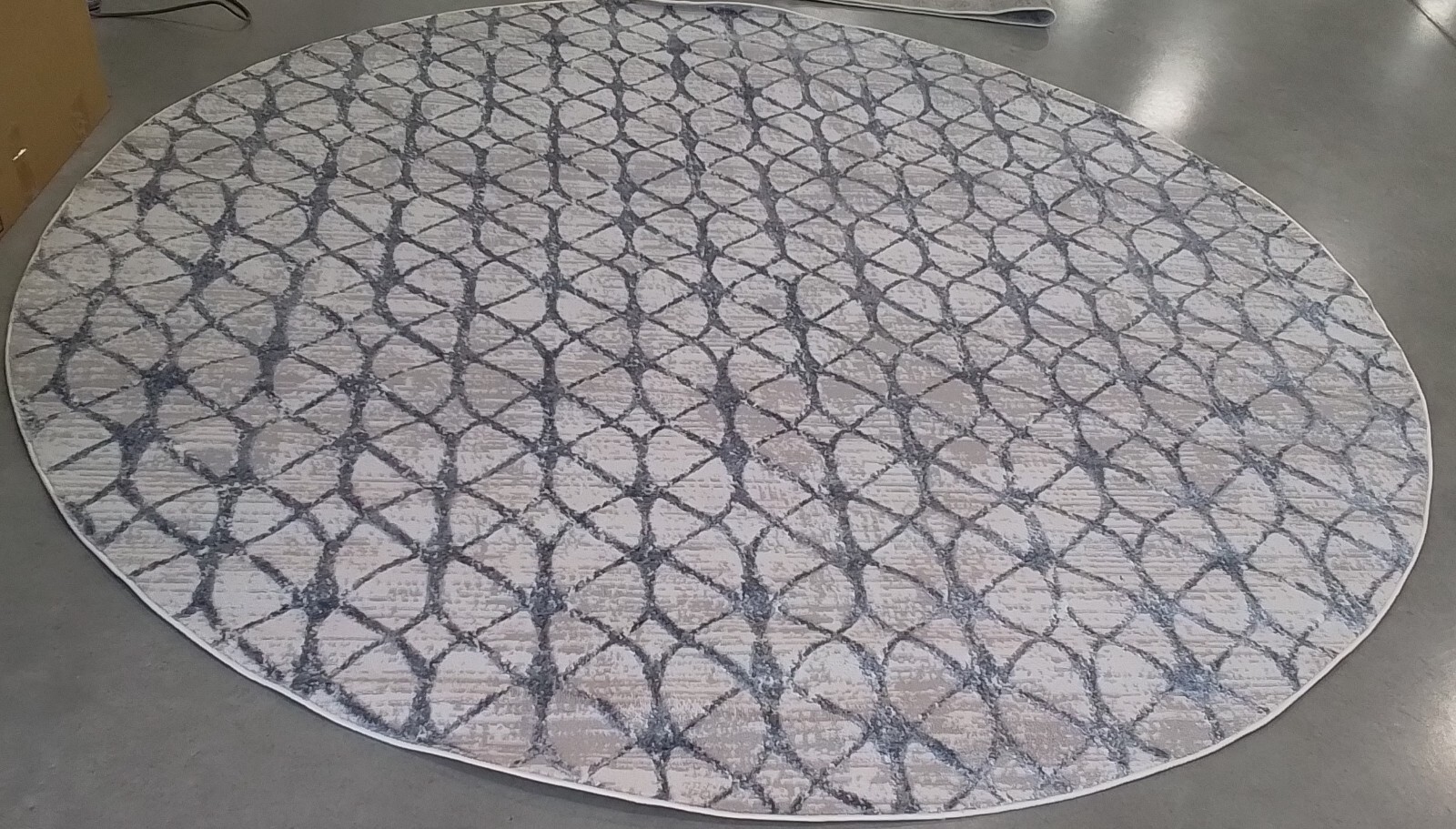 GREY / BLUE 9' X 9' Round Back Stain Rug, Reduced Price 1172759696 ALA792F-9R gallery