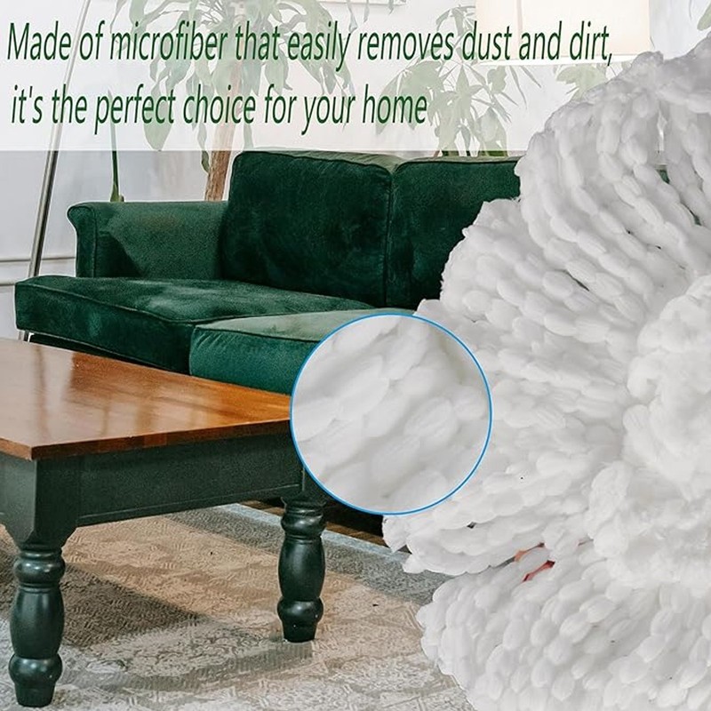 Replacement Microfiber Mop Head Easy Clean Wring Refill For O-Cedar Spin Mop Kit gallery